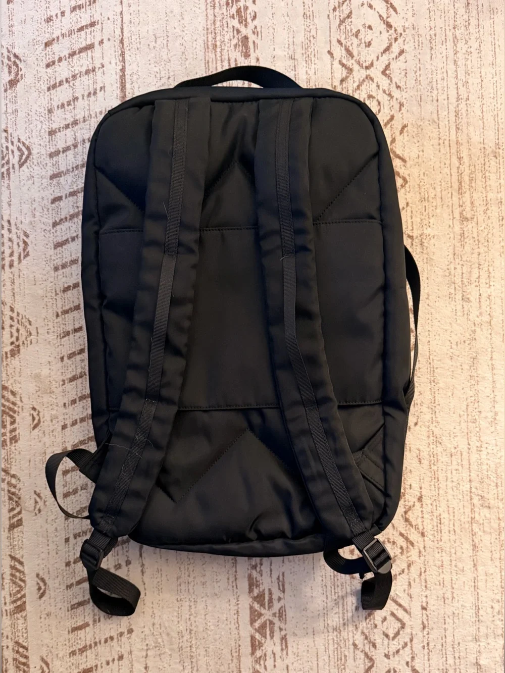Zara Black Men's Backpack with Front Mesh Pocket